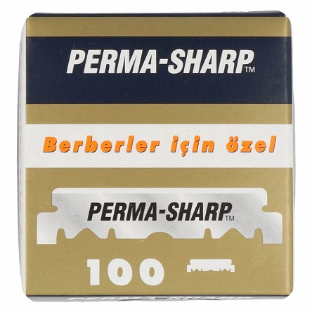 Żyletki do brzytwy Perma-Sharp połówki 100 szt. Perma-Sharp 7702018480272