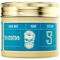 Wosk Bandido Hair Aqua Wax 5 Medium do stylizowania włosów o średnim chwycie dla mężczyzn 125ml Wosk do włosów dla mężczyzn Bandido 8681863082345