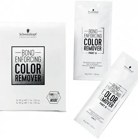 Płyn Schwarzkopf Bond Enforcing Color Remover do dekoloryzacji włosów 10x30g Dekoloryzatory Schwarzkopf 4045787481600