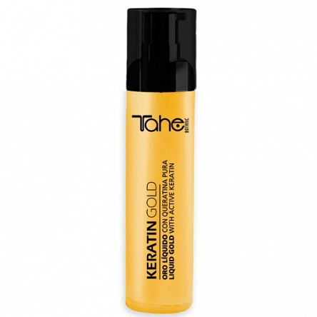 Olejek Tahe GF KERATIN GOLD arganowy do pielęgnacji włosów zniszczonych 30ml Olejki do włosów Tahe 8426827732405
