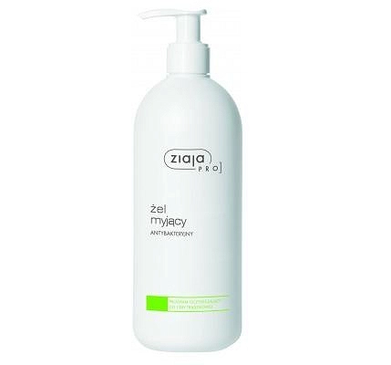 Myjący żel antybakteryjny Ziaja PRO zielona 500ml Kosmetyki do demakijażu Ziaja PRO 5901887002512