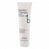 Krem Alfaparf Keratin Therapy Curl Design 1b ochronny podczas zabiegów trwałej ondulacji 300ml Trwała ondulacja włosów Alfaparf 8022297098234