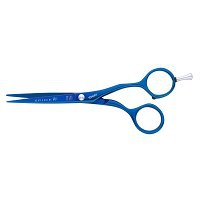 Nożyczki TONDEO Spider Shine Offset Blue A-Line, rozmiar  5.5 (7036) antyalergiczne Nożyczki fryzjerskie Tondeo 4029924070360