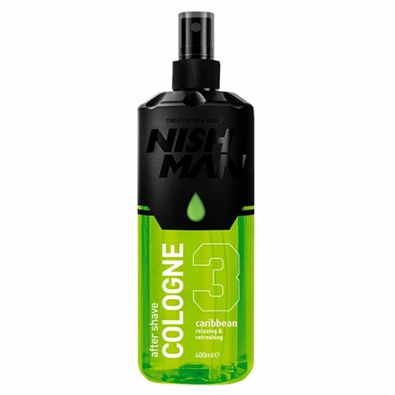 Woda Nishman After Shave Cologne Caribbean po goleniu 400ml NishMan 8681665066512