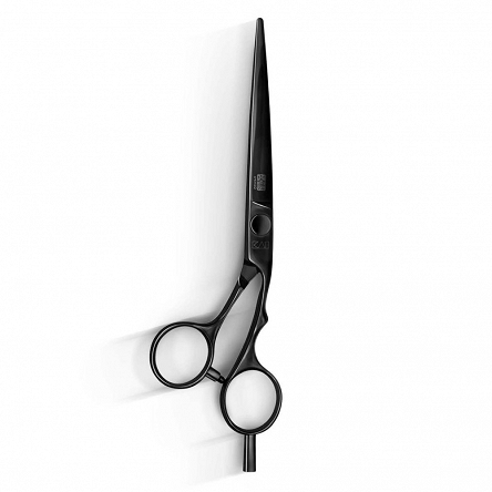 Nożyczki Kasho Silver Black, fryzjerskie offsetowe, rozmiary 5.5'', 6'', 6.5'' Nożyczki fryzjerskie Kasho 4901601004014