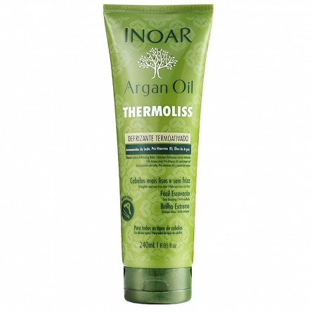 Balsam INOAR Argan Oil Thermoliss wygładzajacy 240ml Odżywki wygładzające Inoar 7898581089698