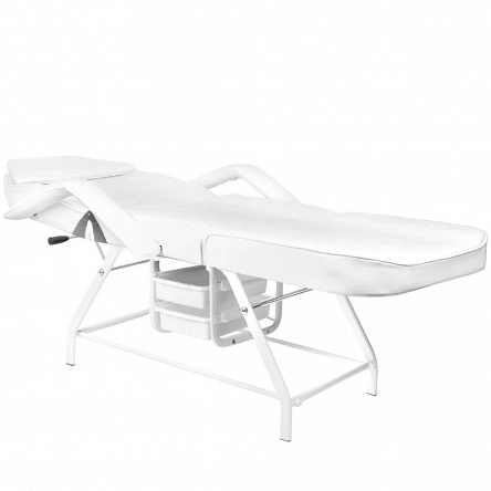 Fotel kosmetyczny Activ 557A biały z kuwetami Activ 5906717443268