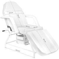 Fotel kosmetyczny Activ 557A biały z kuwetami Activ 5906717443268
