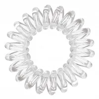 Gumki do włosów Fox SPRING HAIR RING, przezroczyste, 3 szt. Akcesoria do koków Fox