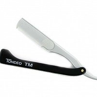 Brzytwa fryzjerska Tondeo MESSER TM + 10 ostrzy brzytwy na żyletki Tondeo 4029924011103
