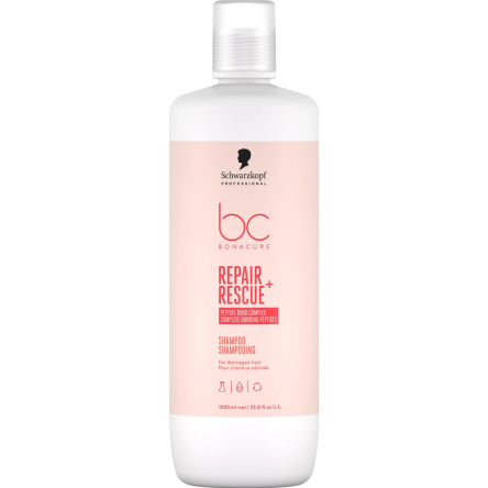 Szampon Schwarzkopf BC Repair Rescue+ regenerujący do włosów zniszczonych 1000ml Szampony do włosów zniszczonych Schwarzkopf 4067971163772