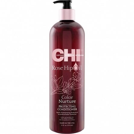 Odżywka CHI Rose Hip Oil Color do włosów farbowanych 739ml Odżywki do włosów farbowanych Farouk 633911772706