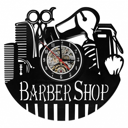 Zegar Activ Q-103 barberski, dekoracja do salonu Meble barberskie Activ 5906717436253