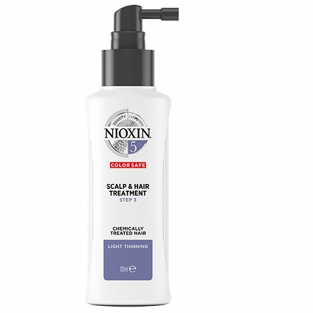 Kuracja Nioxin System 5 zagęszczająca przeznaczona do włosów po zabiegach chemicznych 100ml Włosy cienkie Nioxin 8005610499512