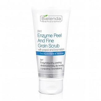 2w1 Enzymatyczny peeling drobnoziarnisty do twarzy Bielenda z papainą i bromelainą 150g Peelingi do twarzy Bielenda 5902169013561