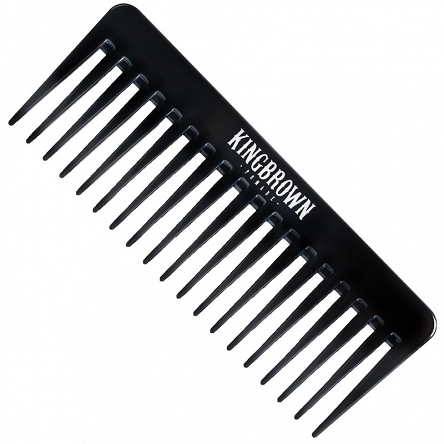 Grzebień King Brown Black Texture Comb do włosów grzebienie do rozczesywania włosów King Brown