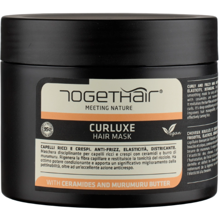 Naturalna maska Togethair Curluxe do włosów kręconych i falowanych 500ml Togethair