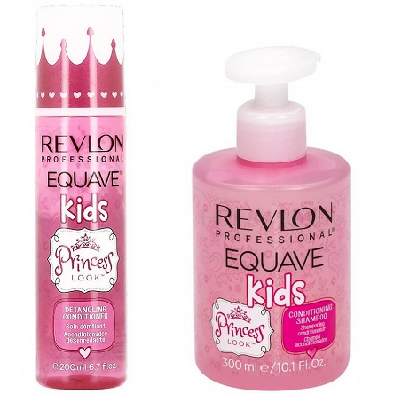 Zestaw Revlon EQ Kids Princess Duo dla dzieci szampon 250ml i odżywka 200ml Szampony do włosów Revlon Professional 8432225111674