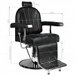 Fotel barberski Hair System SM 138 czarny dostępny w 48h Fotele barberskie Hair System 5906717428883