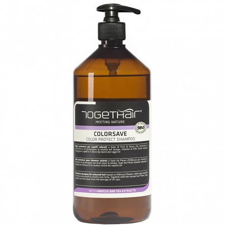 Naturalny szampon Togethair Colorsave do włosów farbowanych 1000ml Togethair 8002738183408