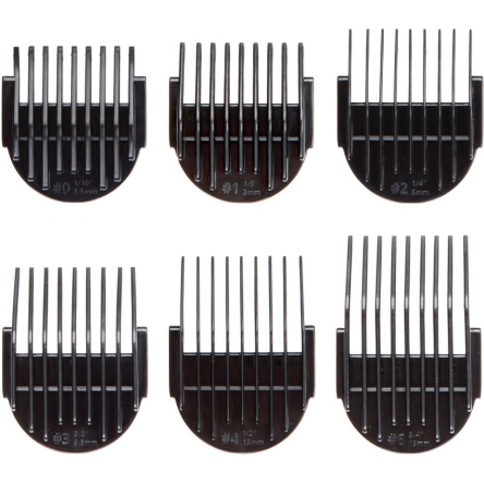 Komplet nakładek Oster C200 ion 6szt. Nasadki do maszynki Oster 034264454866