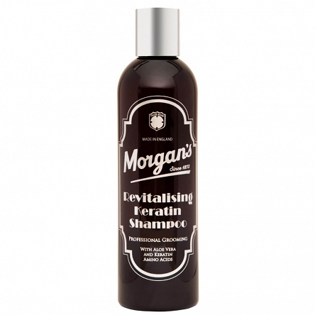 Szampon Morgans Revitalising Keratin, regenerujący do włosów dla mężczyzn 250ml Szampon regenerujący włosy Morgan's 5012521100041