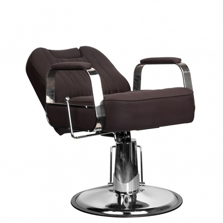 Fotel Gabbiano Rufo barberski brązowy dostępny w 48h Fotele barberskie Gabbiano 5906717417092