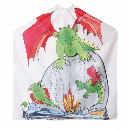 Peleryna dziecięca Efalock FIRE DRAGON Peleryny fryzjerskie Efalock 4025341501869