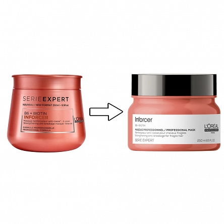 Maska Loreal Serieexpert Inforcer wzmacniająca do włosów łamliwych 250ml Maska wzmacniająca włosy L'Oreal Professionnel 3474636975297