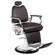 Fotel barberski Gabbiano Moto Style brązowy dostępny w 48H Fotele barberskie Gabbiano