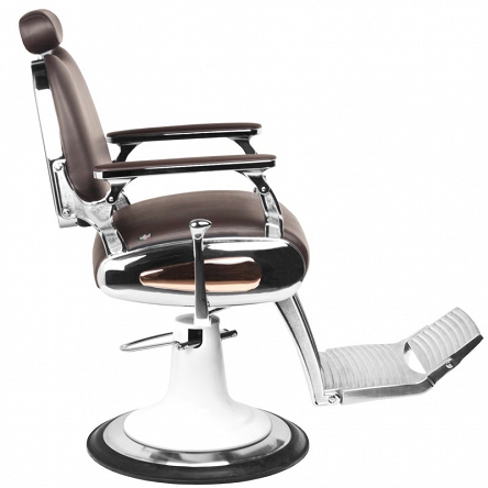 Fotel barberski Gabbiano Moto Style brązowy dostępny w 48H Fotele barberskie Gabbiano