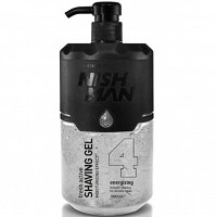 Żel do golenia Nishman Shaiving Gel 04 nawilżający 1000ml Produkty do golenia NishMan 8681665066390