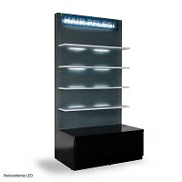 Witryna Italpro Avangarde Labory fryzjerskie i szafki Italpro