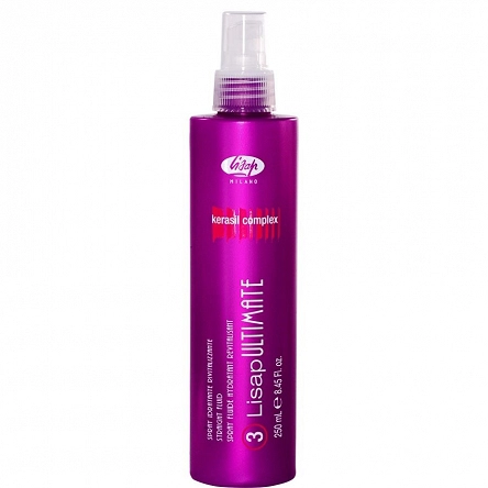 Spray Lisap Ultimate Straight Fluid termoochronny 250ml Spraye do włosów Lisap