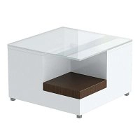 Stolik Panda Ginza do poczekalni fryzjerskiej, płyta laminowana Stoliki fryzjerskie Panda