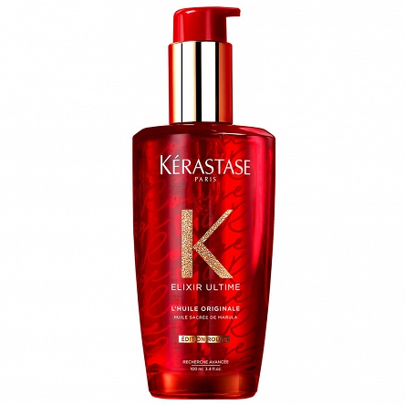 Olejek Kerastase Elixir Ultime L'huile Edition Rouge pielęgnacyjny włosy 100ml Olejki do włosów Kerastase 3474636930791
