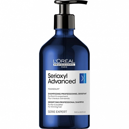Szampon Loreal Serioxyl Advanced zagęszczający i oczyszczający włosy 500ml L'Oreal Professionnel 3474637106386