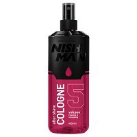 Woda kolońska Nishman After Shave Vulcano Cologne No.5 po goleniu o zapachu cytrusowym 400ml Pielęgnacja brody i wąsów NishMan 8682035080176