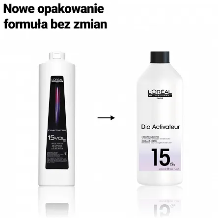 Oksydant Loreal Dia Activateur do farb Dia Light, Dia Color 1,8%, 2,7% lub 4,5% 1000ml Oxydanty do farb L'Oreal Professionnel 3474630440395