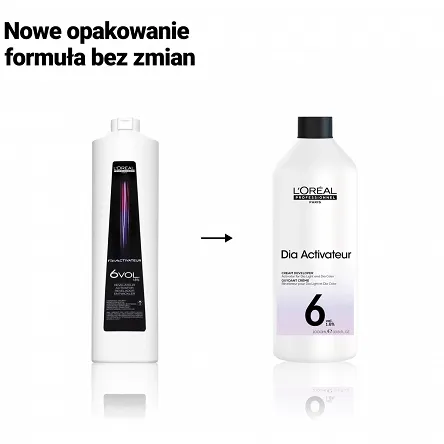 Oksydant Loreal Dia Activateur do farb Dia Light, Dia Color 1,8%, 2,7% lub 4,5% 1000ml Oxydanty do farb L'Oreal Professionnel 3474630440395