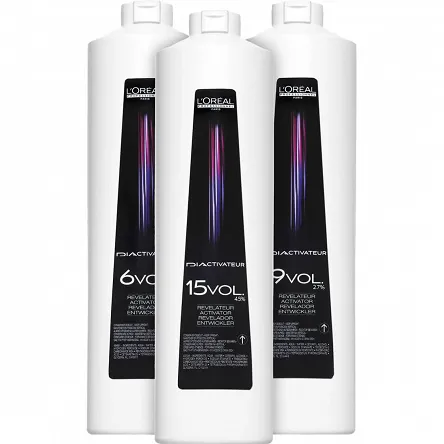 Oksydant Loreal Dia Activateur do farb Dia Light, Dia Color 1,8%, 2,7% lub 4,5% 1000ml Oxydanty do farb L'Oreal Professionnel 3474630440395