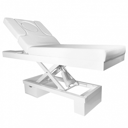 Leżanka Activ AZZURRO 815B kosmetyczna biała z podświetleniem LED dostępna w 48h Łóżka do masażu Activ 5906717407871