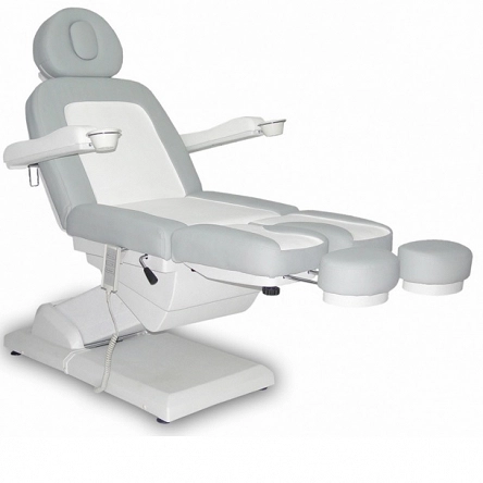Fotel kosmetyczny Italpro S-LUX-DUO biały/popiel dostępny w 48h Fotele do pedicure Italpro