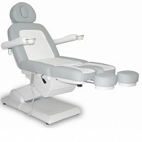 Fotel kosmetyczny Italpro S-LUX-DUO biały/popiel dostępny w 48h Fotele do pedicure Italpro
