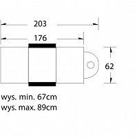 Fotel kosmetyczny Activ LUX PEDI 3M Fotele kosmetyczne Activ 5906717401138
