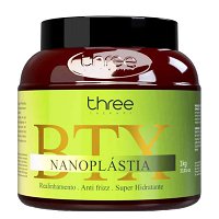Kuracja Three Therapy Nanoplastia BTX Botox do prostowania włosów 1000g