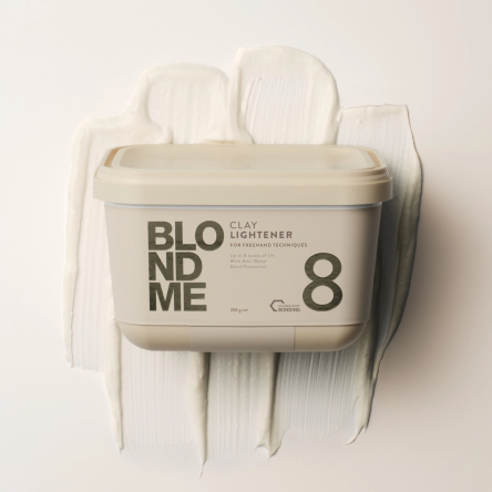Rozjaśniacz Schwarzkopf Blondme Clay 8 do włosów, glinkowy do 8 tonów 350g Rozjaśniacze do włosów Schwarzkopf 4067971154244