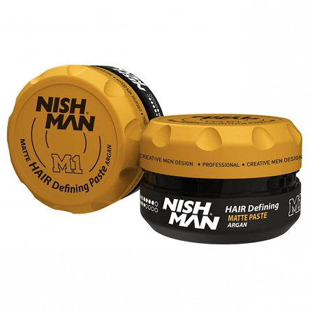 Pasta Nishman Hair Defining Paste Argan matowa arganowa do włosów dla mężczyzn 100ml  Pasty do włosów NishMan 8682035081074