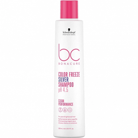 Szampon Schwarzkopf BC Bonacure Color Freeze Silver do włosów farbowanych i rozjaśnianych 250ml BC Color Freeze Linia do włosów farbowanych Schwarzkopf 4045787723472