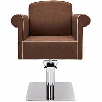 Fotel fryzjerski Ayala Art Deco na pompie hydraulicznej z możliwością wyboru podstawy Fotele fryzjerskie Ayala